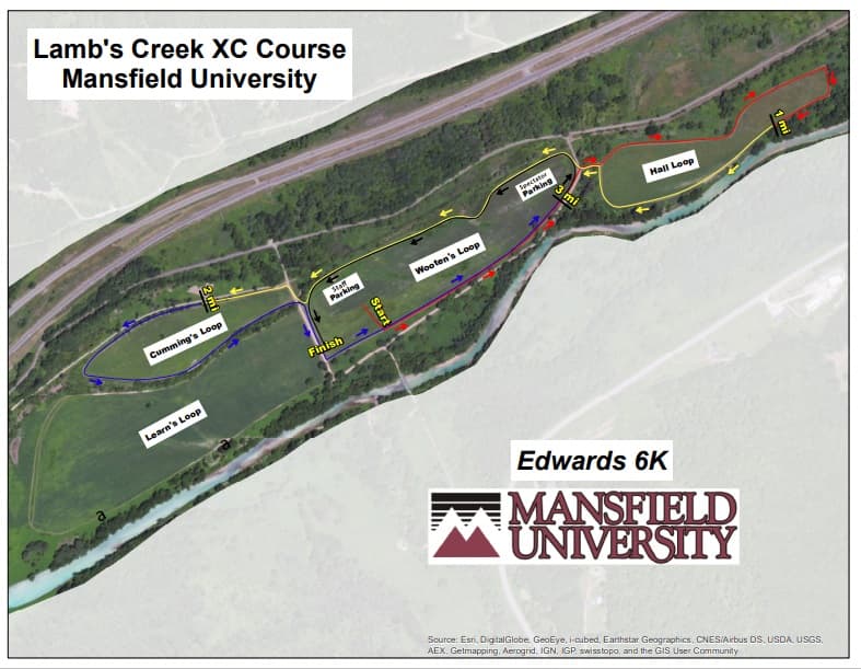 NCAA D2 Cross Country Championships Course Maps Watch Athletics